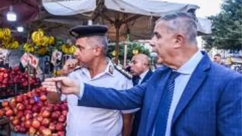 اعادة الانضباط لمنطقة الفلكى بالمنتزة بالاسكندرية