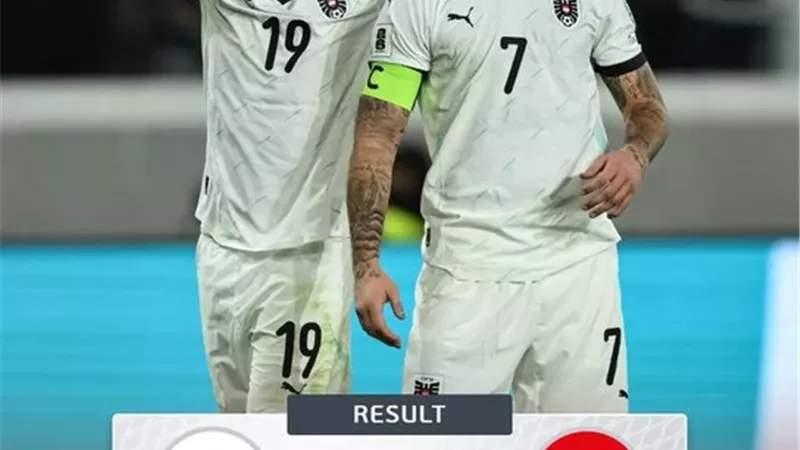 النمسا تقترب من كأس العالم بثنائية في شباك قبرص