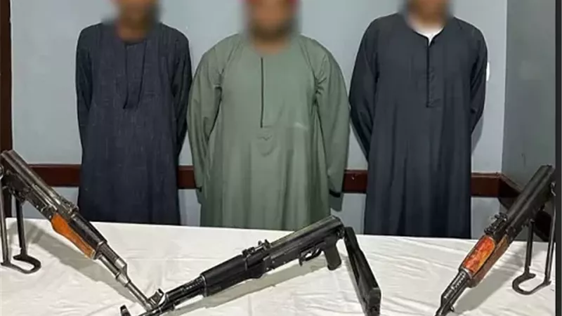 ضبط 3 أشخاص أطلقوا النار من بنادق ٱلية