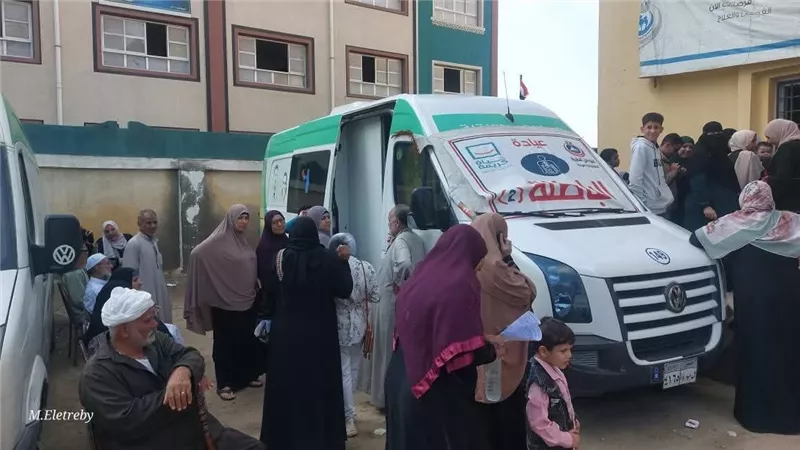 صحة دمياط تواصل برنامج القوافل الطبية المجانية بالقرى