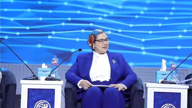 أمل عمار تشارك في الجلسة الختامية للمؤتمر العالمي للسكان حول تمكين المرأة