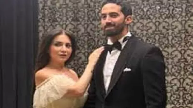 الظهور الاول لـ مي عز الدين وأحمد تيمور