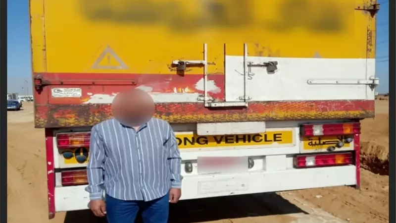 ضبط سائق نقل لسيره برعونة بأحد الطرق السريعة فى الشرقية