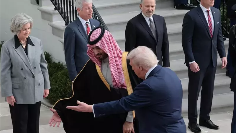 ترامب يستقبل ولى العهد السعودى بالبيت الأبيض