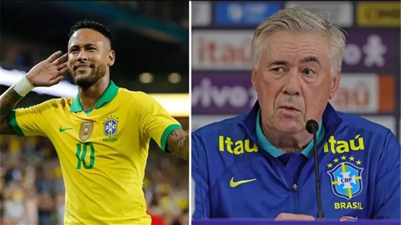 أنشيلوتي يمنح نيمار فرصة الإنضمام لمنتخب البرازيل قبل كأس العالم