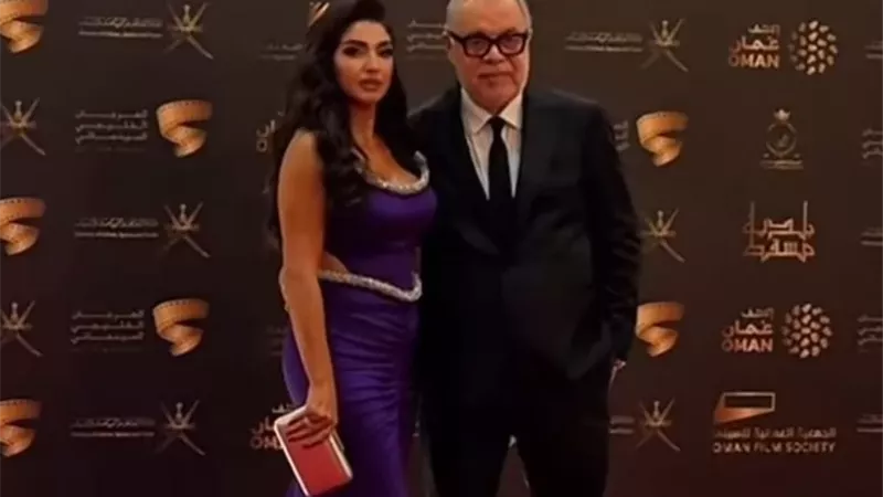 روجينا تتألق برفقة أشرف زكى من مهرجان السينما الخليجية بسلطنة عمان .. شاهد