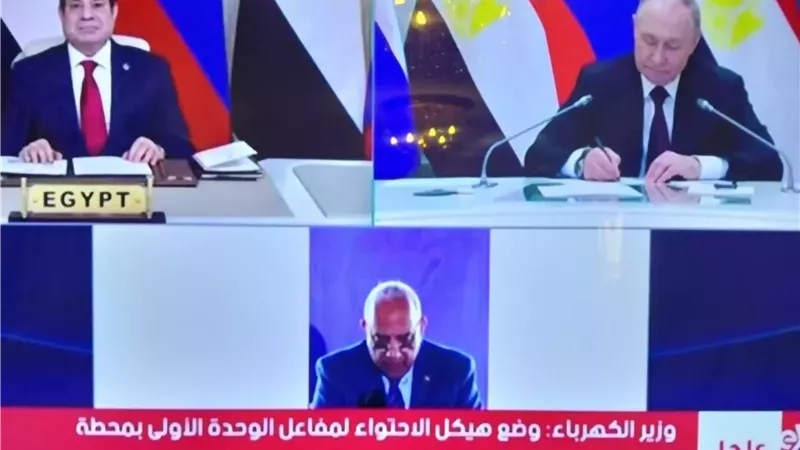 وزير الكهرباء: وضع هيكل مفاعل الضبعة 