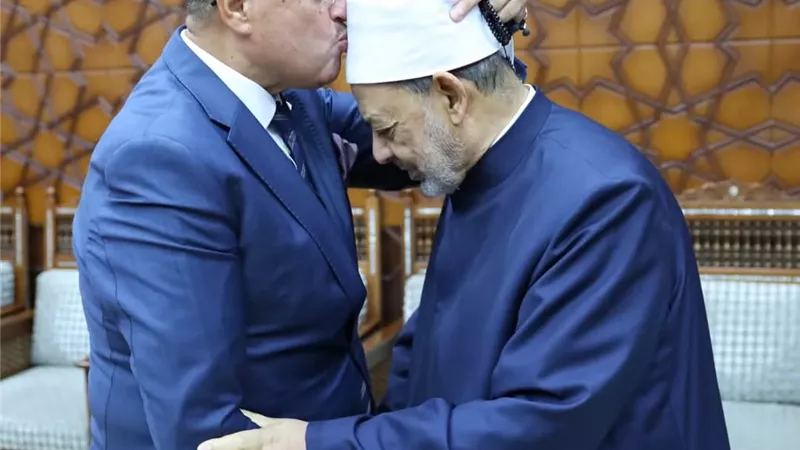 محافظ جنوب سيناء يلتقي شيخ الأزهر ويثمن مبادراته المجتمعية