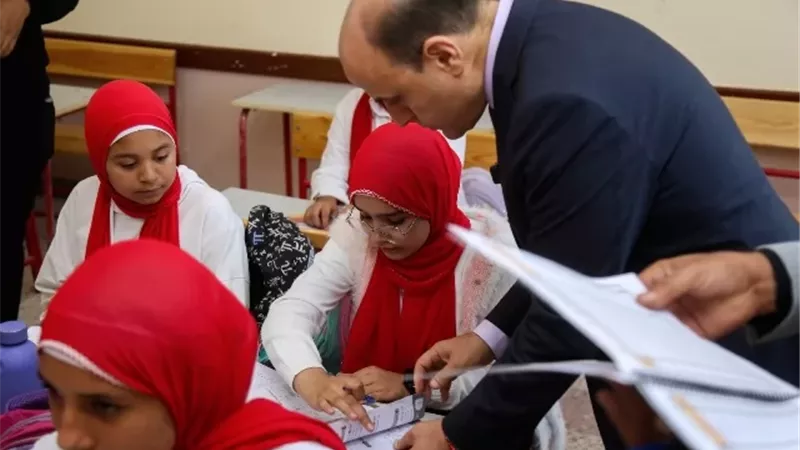 محافظ كفرالشيخ يفتتح مدرسة إصلاح إدريجة للتعليم الأساسي