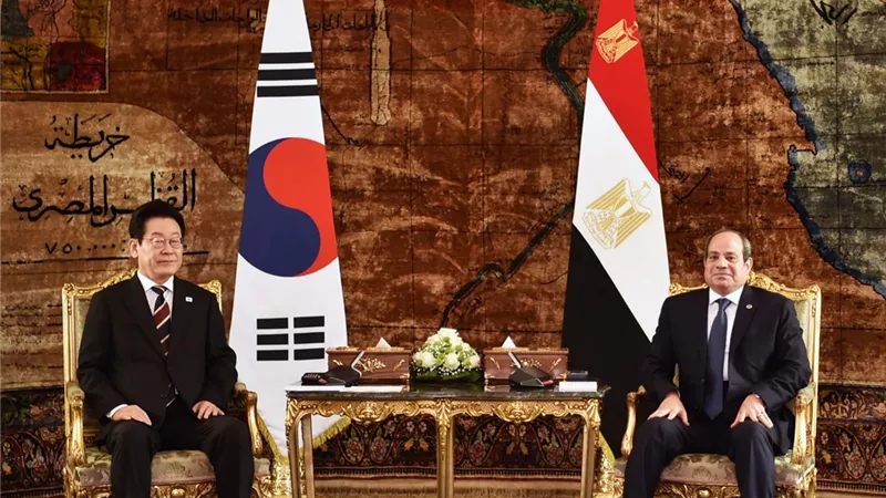 الرئيس السيسي ورئيس كوريا الجنوبية يشهدان توقيع عدد من اتفاقيات التعاون المشترك