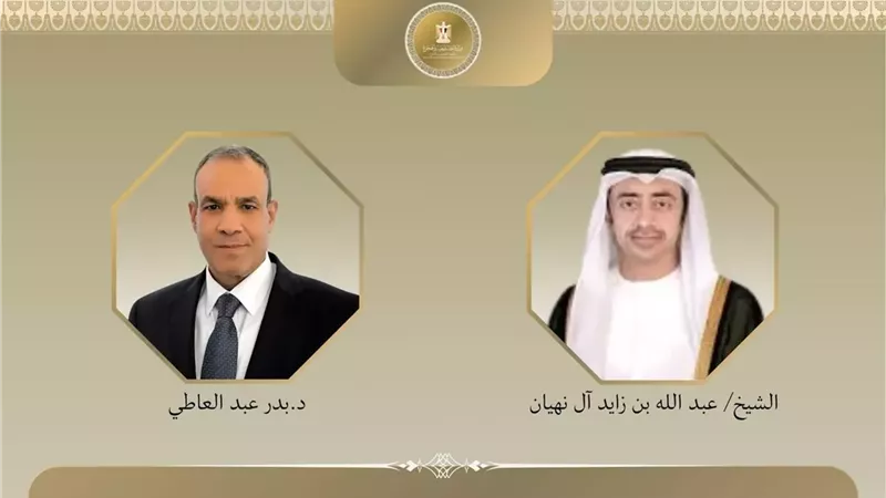 وزير الخارجية ونظيره الإماراتي يبحثان تطورات الأوضاع في قطاع غزة
