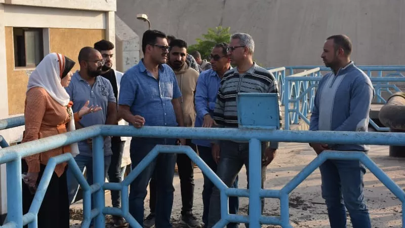 رئيس مياه القليوبية يقرر سحب أعمال محطة معالجة ببنها من مقاول متقاعس
