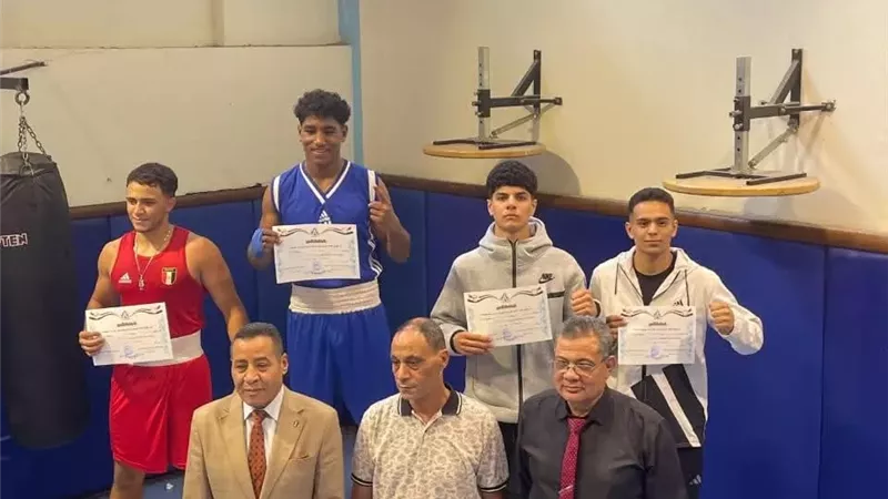 رضايحصد ذهبية الجمهورية للملاكمةونادي السكة الحديد بالزقازيق