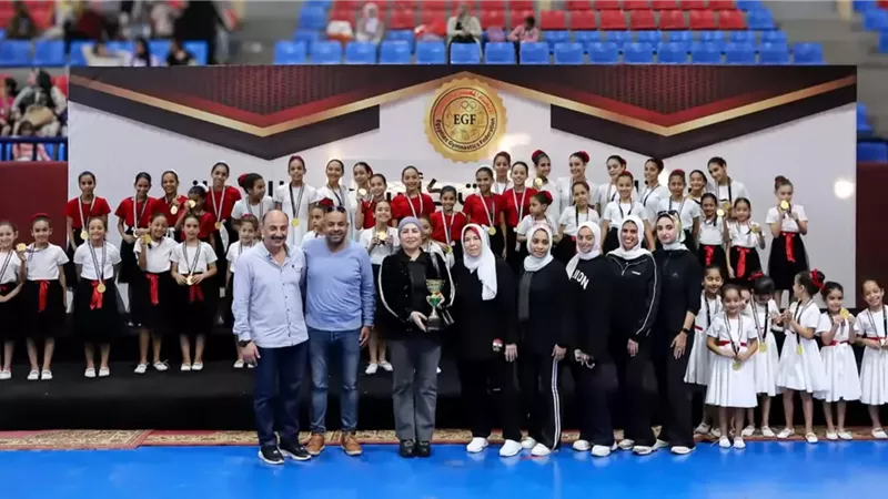 جمباز الأوليمبى يحصل على المركز الأول فى ببطولة كأس مصر
