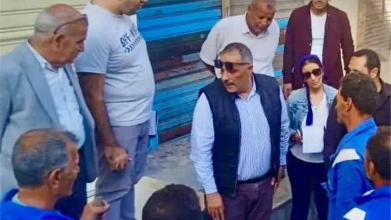 رئيس شركة مياه القناة يتفقد اصطفاف معدات الطوارئ بمدينة بورفؤاد