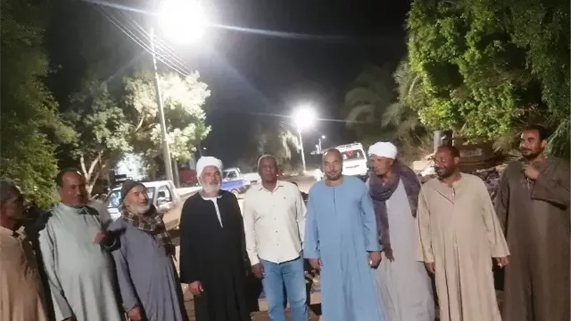 أهالى القفايطة بنصر النوبة يشكرون الرئيس عبد الفتاح السيسى