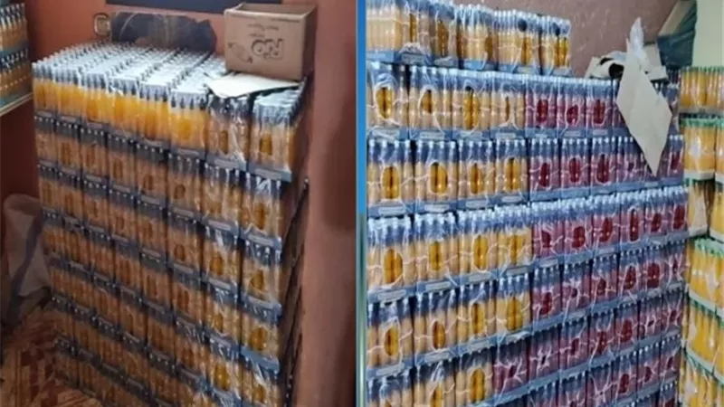 له معلومات جنائية | افتتح مصنعا بدون ترخيص لانتاج عصائر فاسدة