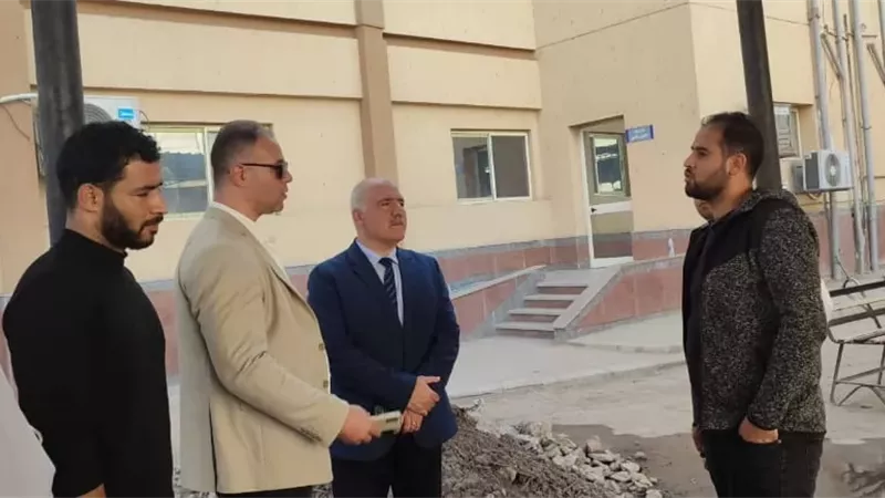 وكيل الصحة بالقليوبية يشهد إطلاق التيار بالمحولات الجديدة بمستشفى حميات بنها