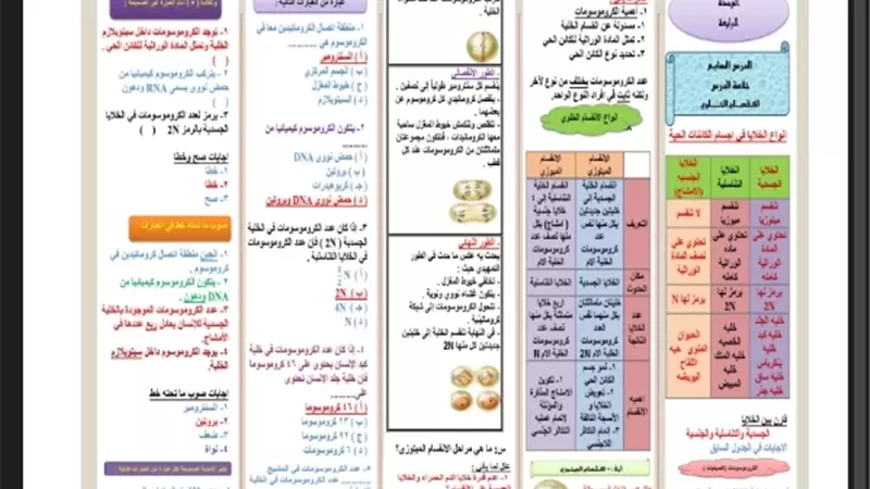 مراجعة لأهم دروس العلوم لطلاب الشهادة الإعدادية