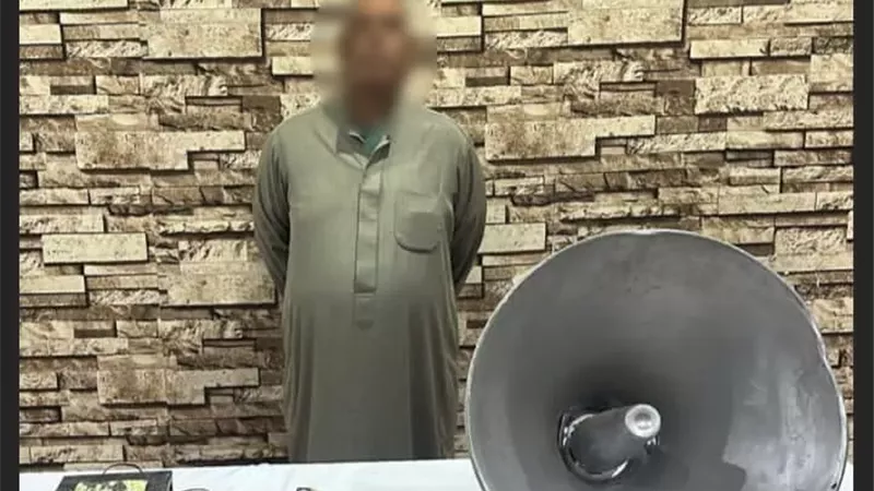 الداخلية تضبط شخصا يستخدم ميكروفون للدعاية لأحد المرشحين بكفر الشيخ