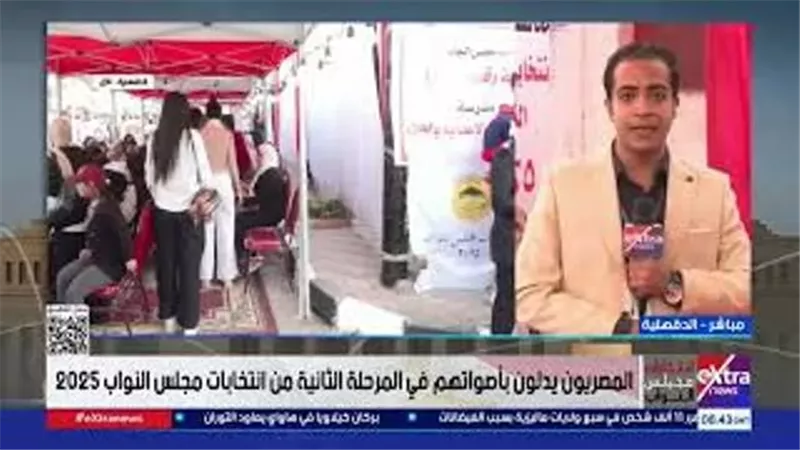 مراسل إكسترا نيوز: إقبال واسع على التصويت بالدقهلية