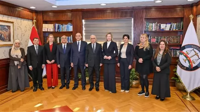 النائب العام يستقبل الممثلة الخاصة للاتحاد الأوروبي
