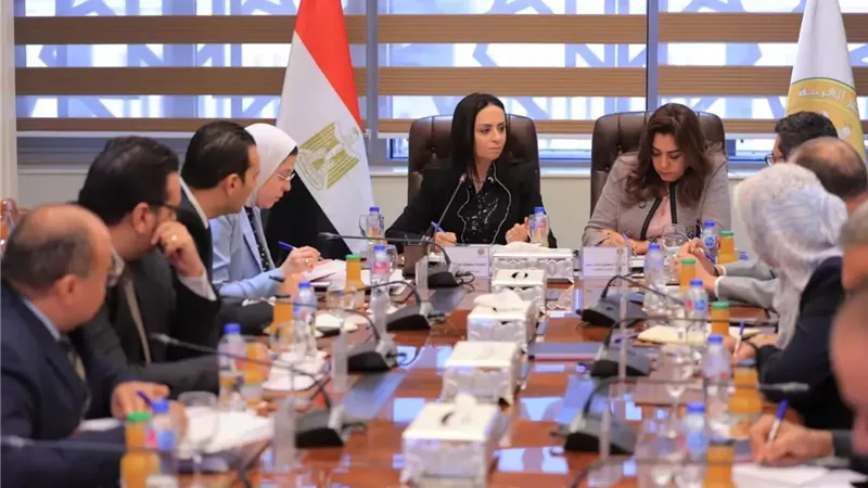 وزيرتا التضامن والتنمية المحلية تبحثان دعم جهود الهلال الأحمر المصري