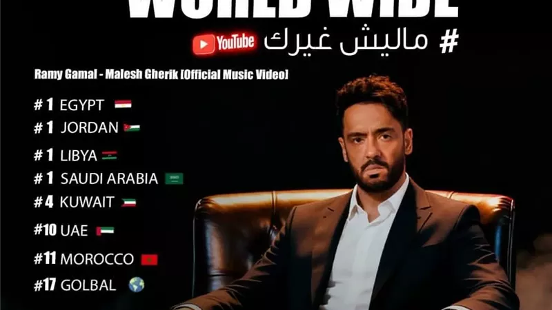 رامى جمال تريند بأغنيته الجديدة 