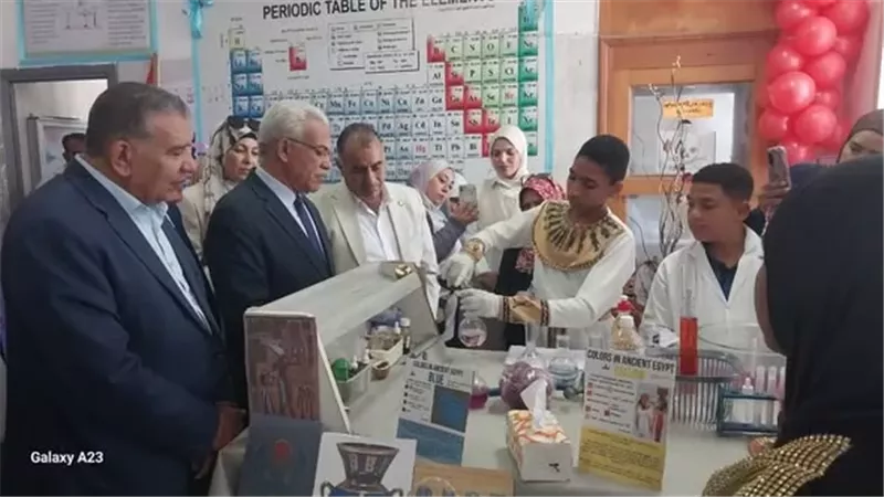 مدير تعليم الإسماعيلية يفتتح متحف العلوم الفرعوني في فايد..صور