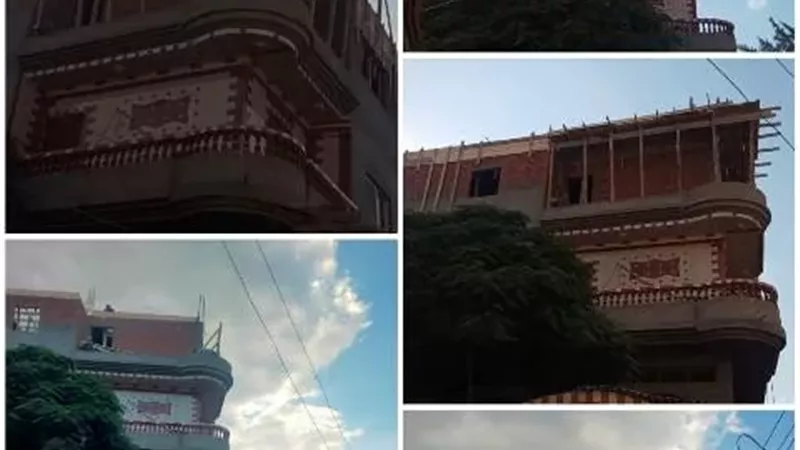 إزالة 17 حالة تعدى على الاراضى الزراعية واملاك الدولة بالشرقية