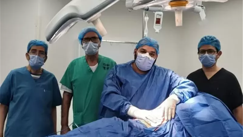إعادة بناء القفص الصدري لمريض بمستشفى ابوخليفة في الإسماعيلية