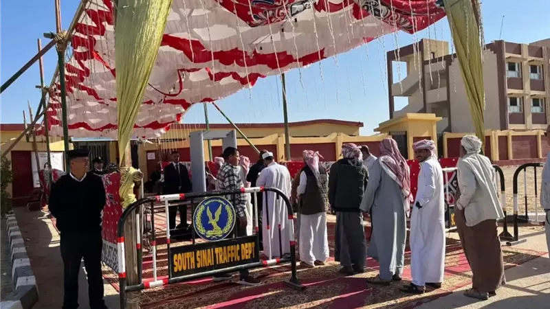 اليوم الثاني للعملية الانتخابية توافد المواطنين بجنوب سيناء