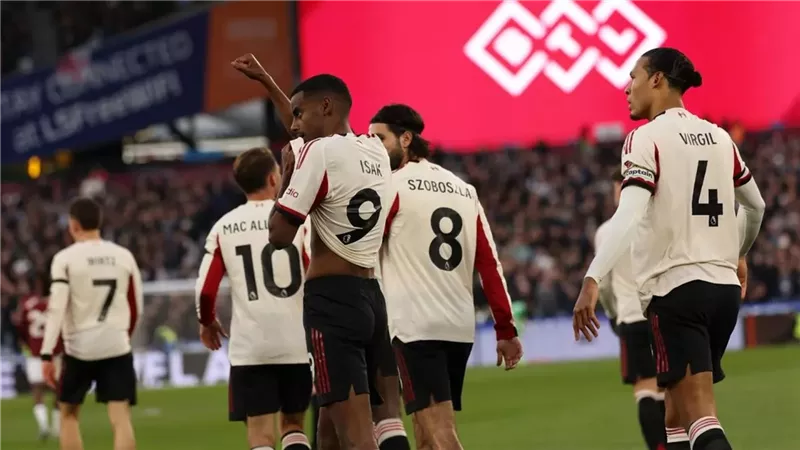 بدون صلاح.. ليفربول يفوز على وست هام بثنائية بالدوري الإنجليزي