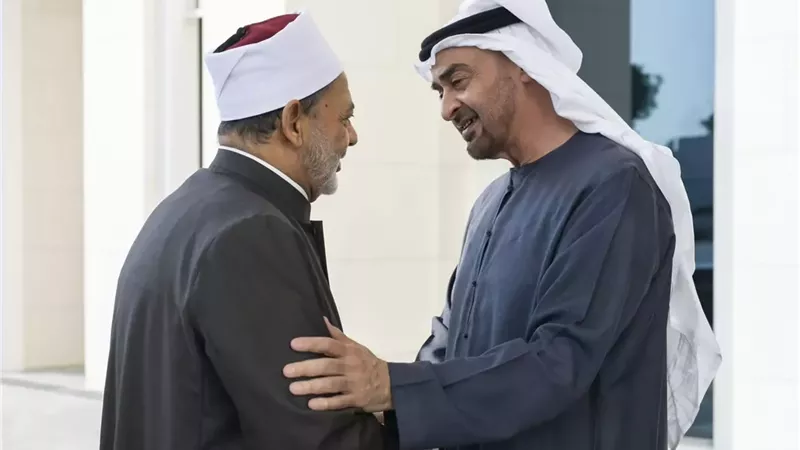 شيخ الأزهر يهنئ محمد بن زايد وشعب الإمارات باليوم الوطني الـ54