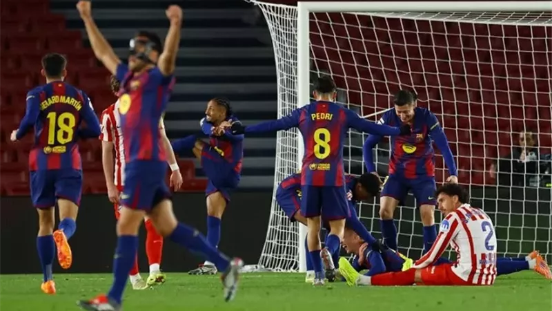 شاهد ترتيب الدوري الإسباني بعد فوز برشلونة المثير على أتلتيكو