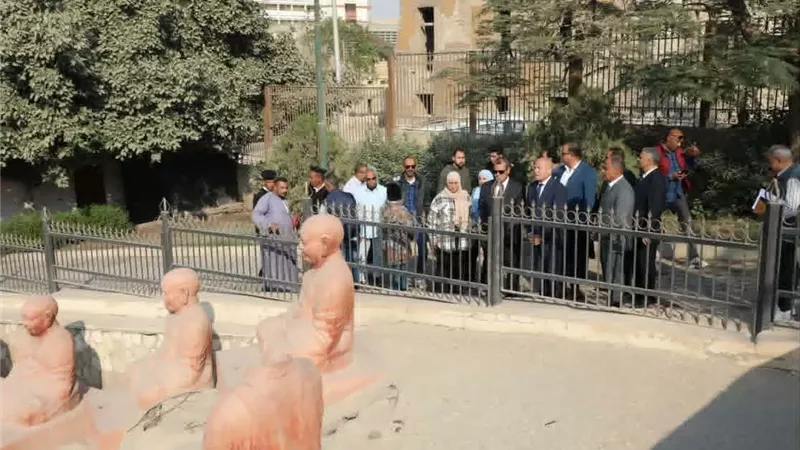 محافظ القاهرة يوجه بوضع خطة عاجلة لتطوير الحديقة اليابانية بحلوان