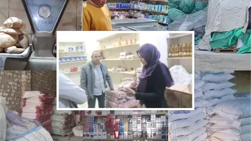 تموين القليوبية تضبط مخزن دقيق مدعم وتحرر 82 مخالفة متنوعة