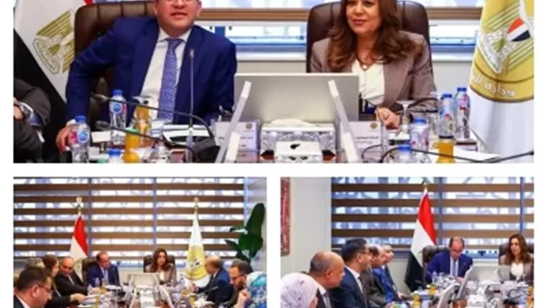 منال عوض تبحث مع كجوك دعم الاستدامة المالية للمحافظات