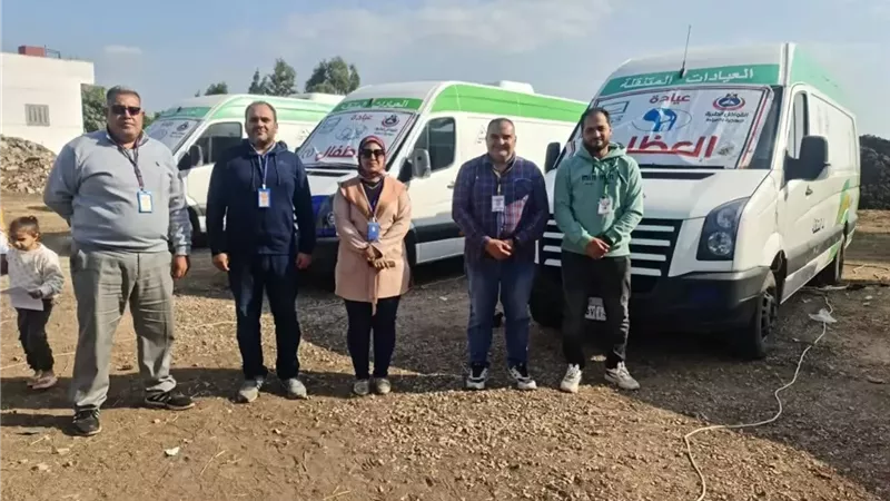 علاج ١٠٢٠ مواطنا بالمجان في قافلة طبية بدمياط