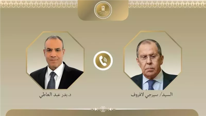 وزير الخارجية ونظيره الروسي يبحثان تعزيز التعاون المشترك
