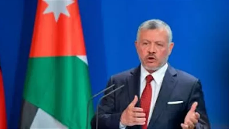 عاهل الأردن يشدد على ضرورة إنهاء حرب غزة