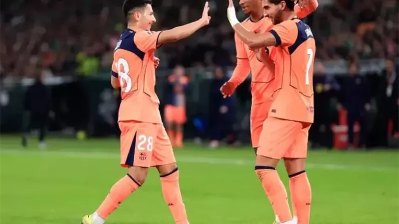 برشلونة يحقق رقما مميزاً بعد فوزه الكبير على ريال بيتيس