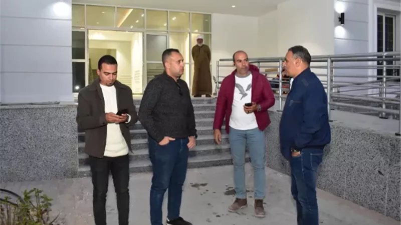 جولة موسعة لمتابعة أعمال مزارين والحي اللاتيني بمدينة العلمين