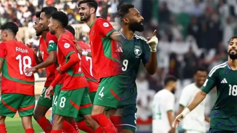 6 قنوات تنقل مباراة السعودية والمغرب اليوم في كأس العرب