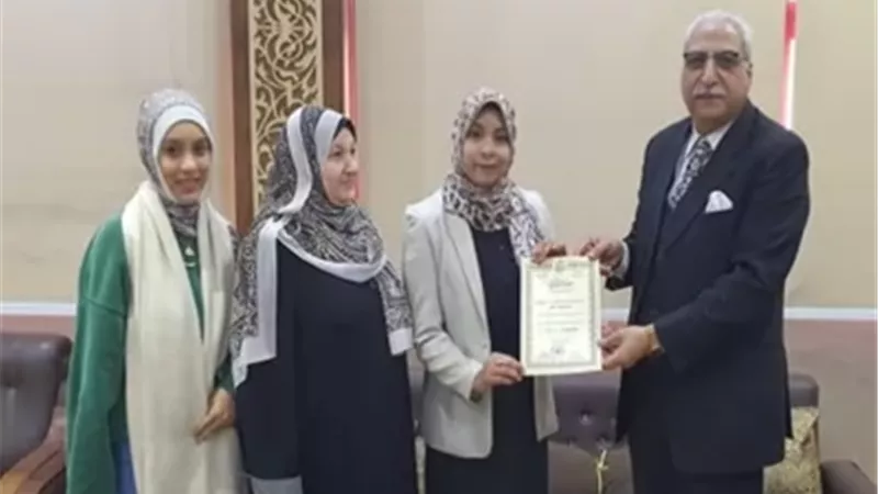 تعليم القليوبية يكرم إيمان محمد سابق لحصولها على الدكتوراه
