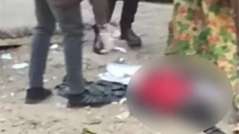 عاطل يمثل واقعة تقطيعة لفتاة أفريقية فى عين شمس
