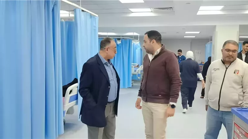 التأمين الصحي يتابع جاهزية مركز القسطرة وجراحات القلب بالغردقة