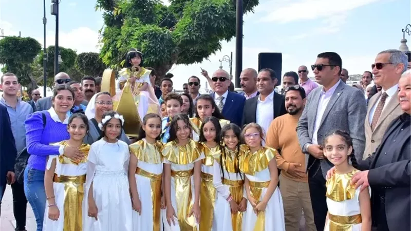 الأقصر تحتفل بعيدها القومى بالموسيقى العسكرية والفنون الشعبية