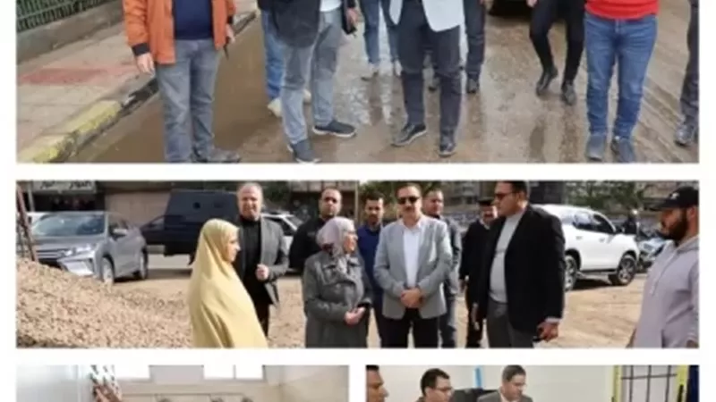 تحت الأمطار.. محافظ المنوفية في 6 جولات ميدانية بأشمون وشبين