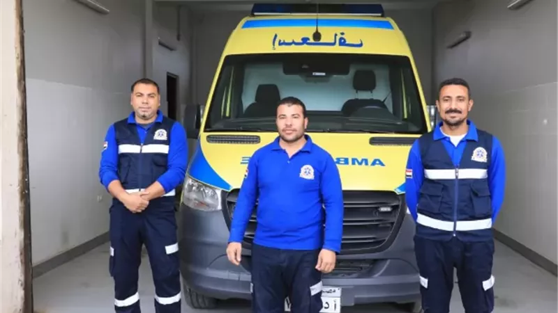 محافظ الجيزة : تشغيل نقطة إسعاف الودي بطاقة ٢٦ سيارة إسعاف